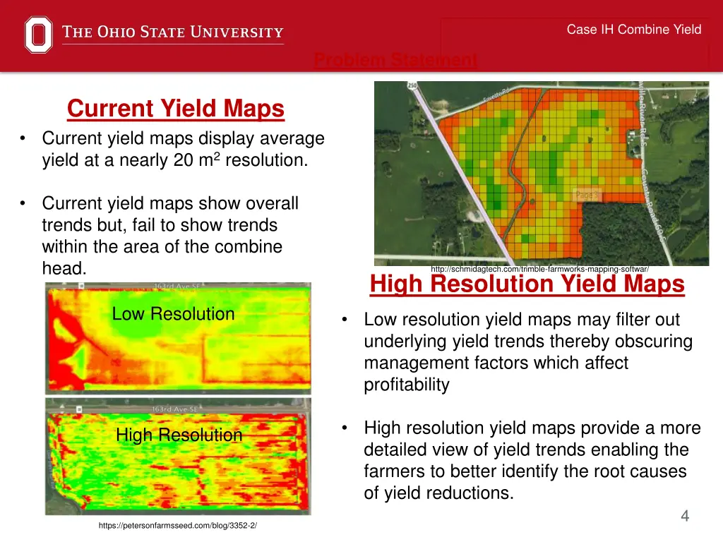 case ih combine yield 3