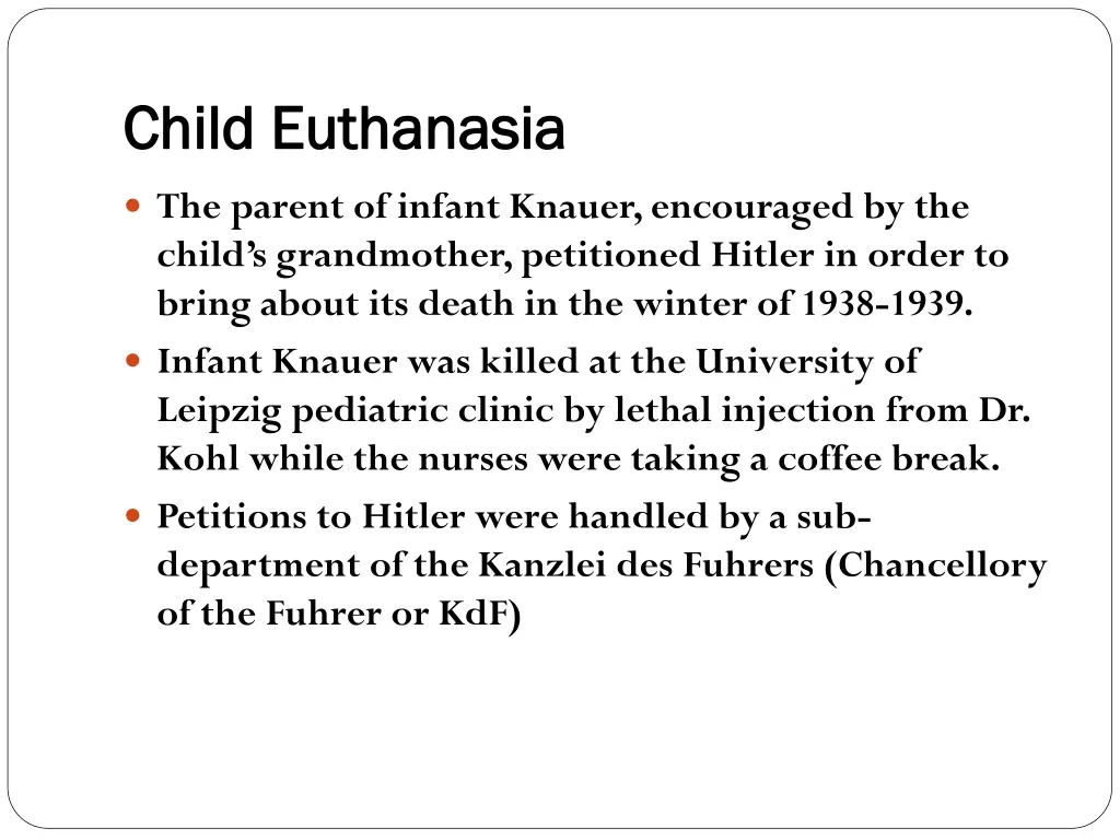 child euthanasia child euthanasia