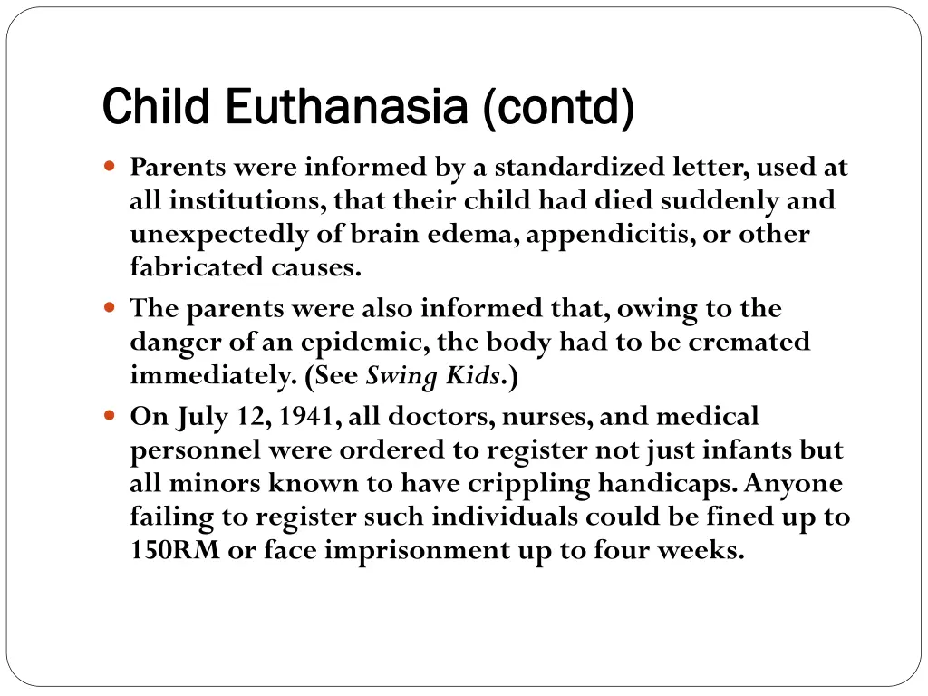 child euthanasia contd child euthanasia contd 4