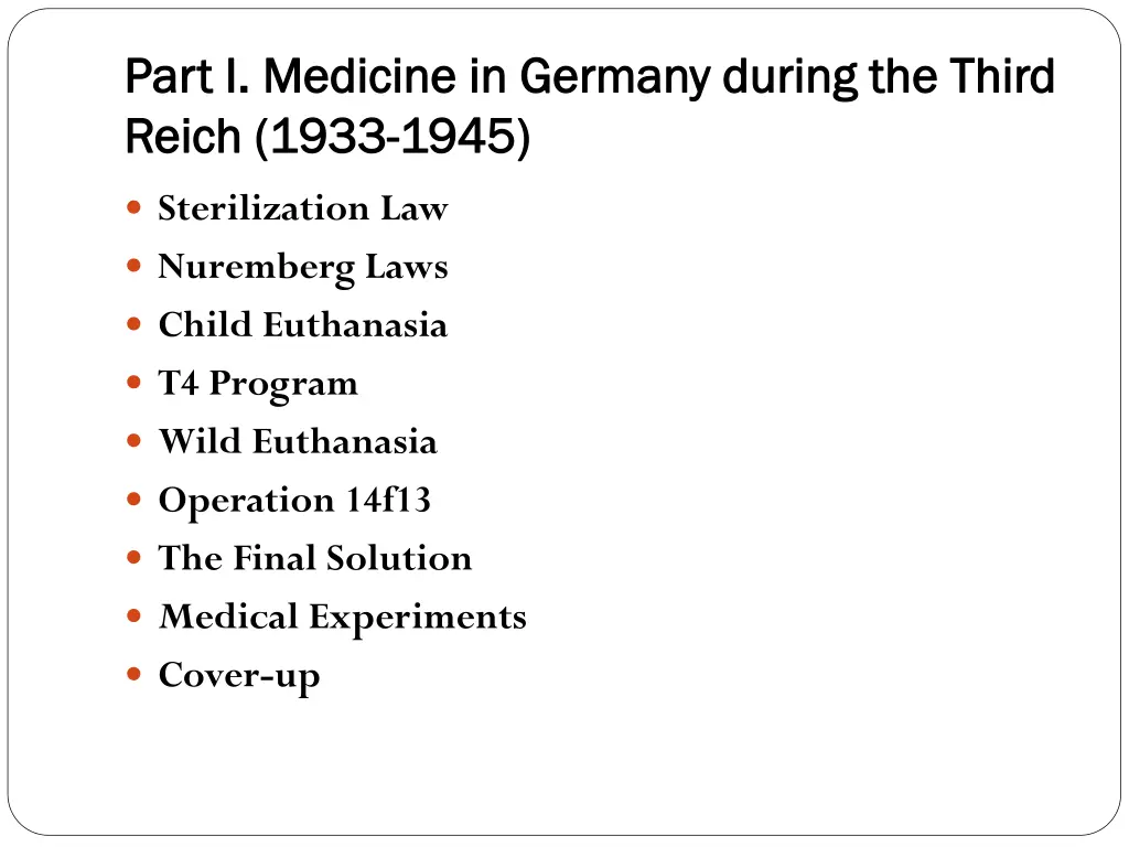 part i medicine part i medicine in germany during