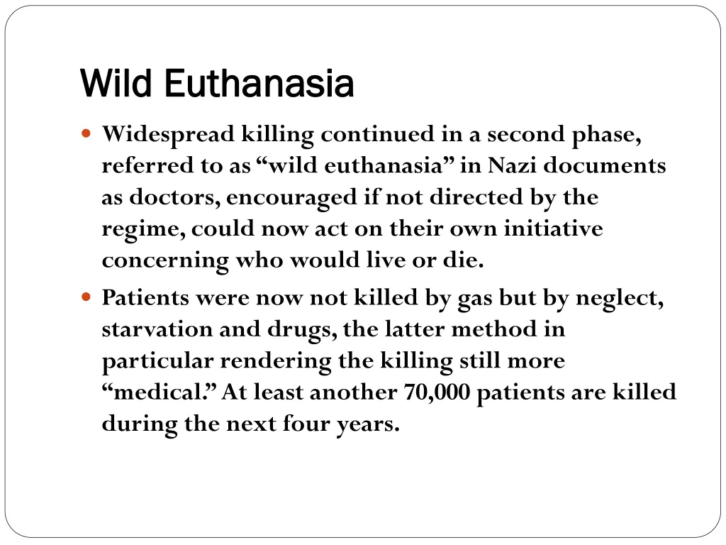 wild euthanasia wild euthanasia