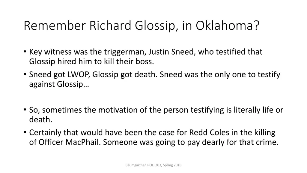 remember richard glossip in oklahoma