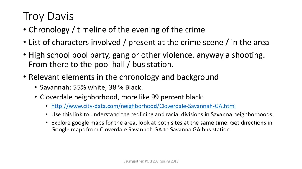 troy davis chronology timeline of the evening