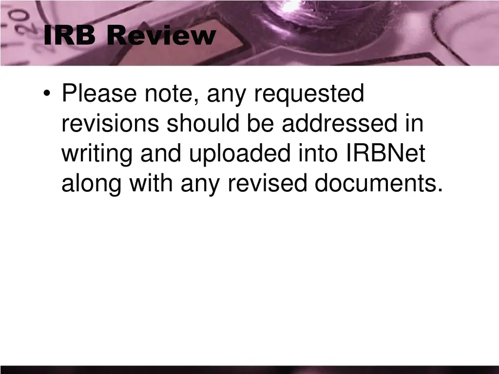 irb review