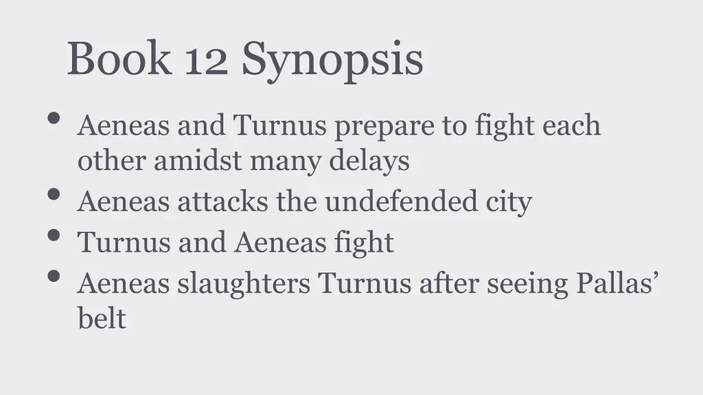 book 12 synopsis aeneas and turnus prepare