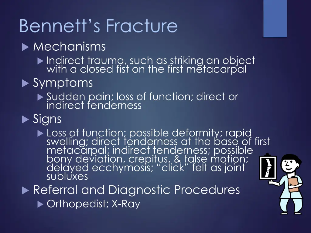 bennett s fracture mechanisms indirect trauma