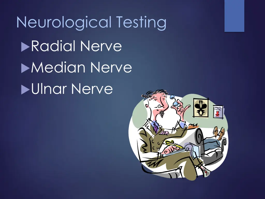 neurological testing radial nerve median nerve