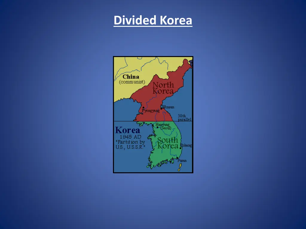 divided korea