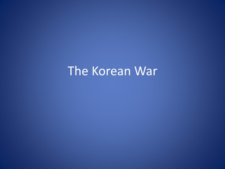 the korean war