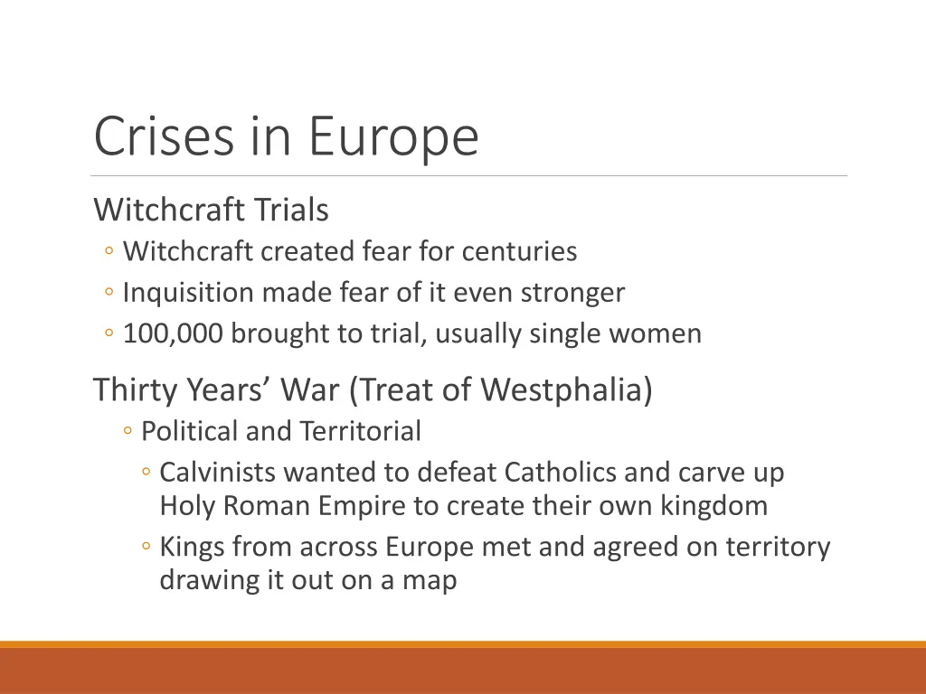 crises in europe 1