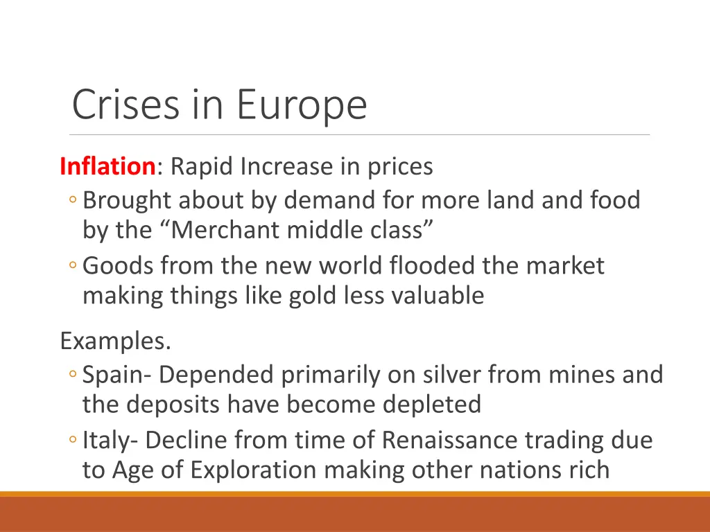 crises in europe