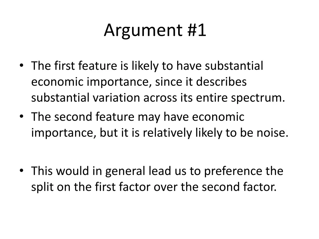 argument 1