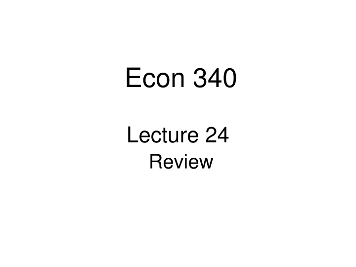 econ 340