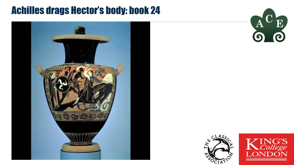 achilles drags hector s body book 24