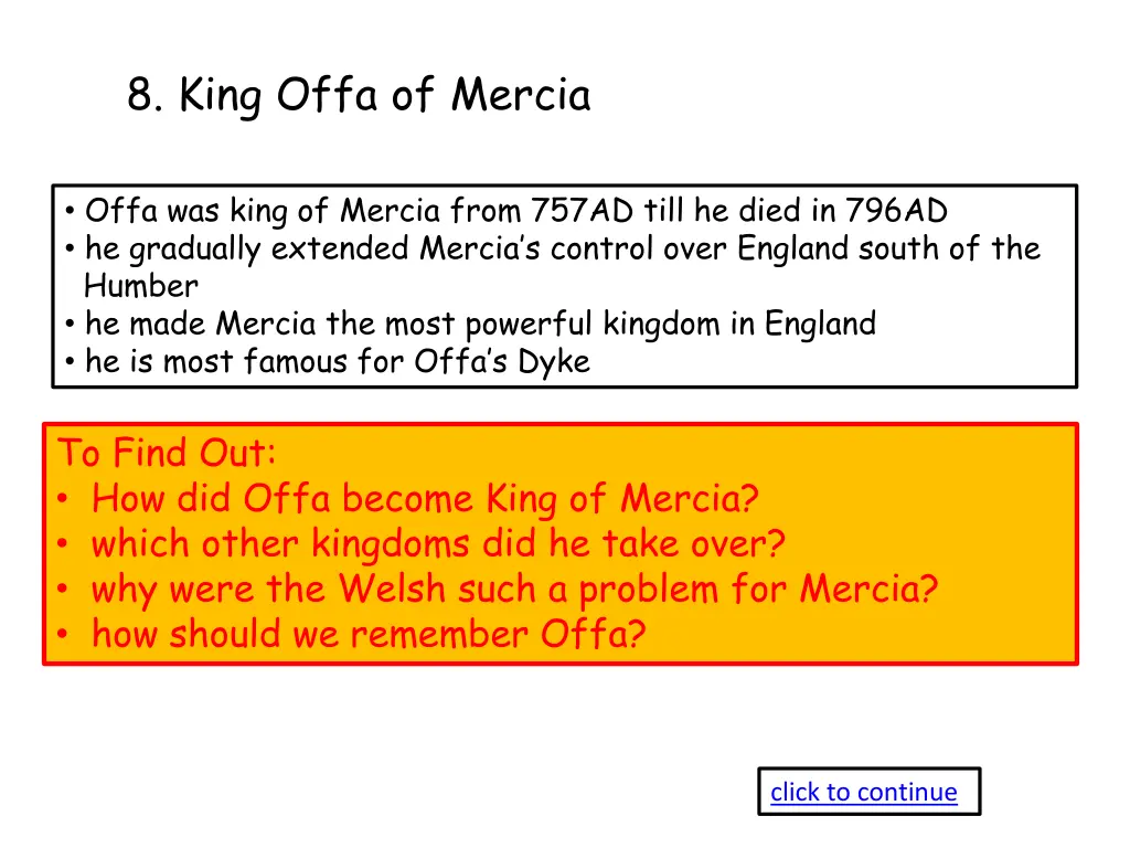 8 king offa of mercia