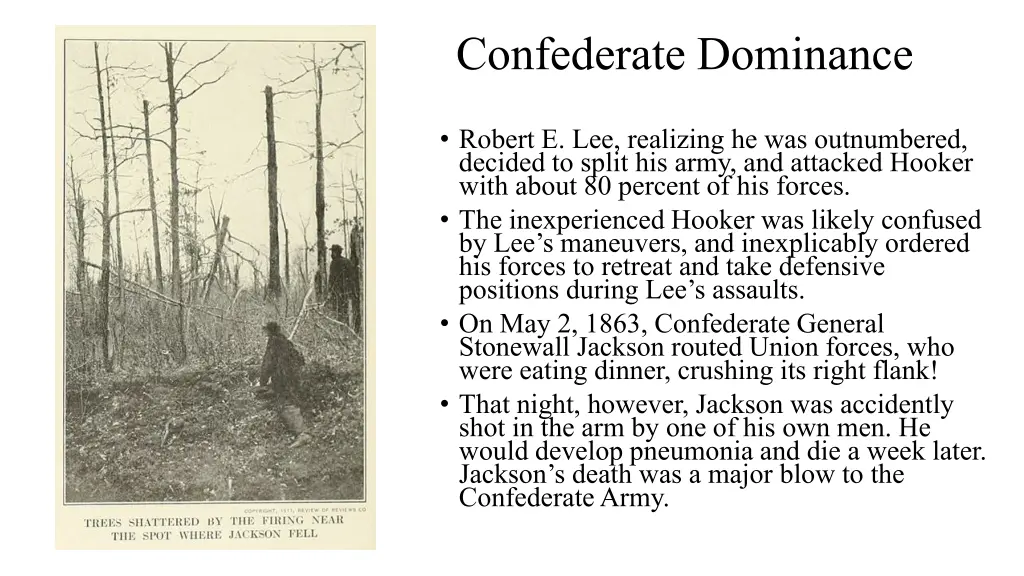 confederate dominance