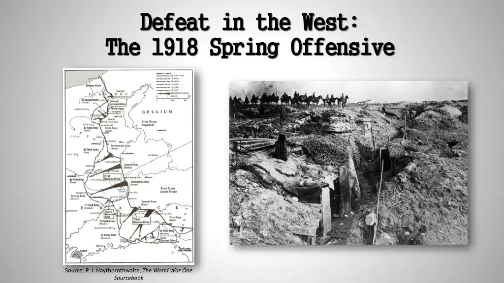 defeat in the west defeat in the west the 1918