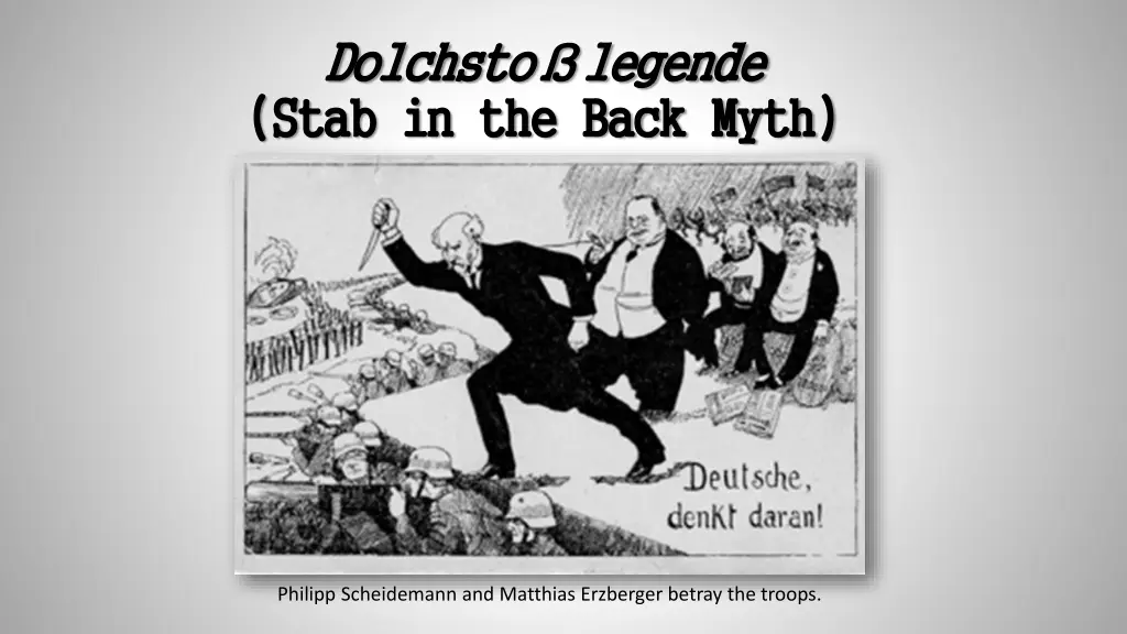 dolchsto legende dolchsto legende stab