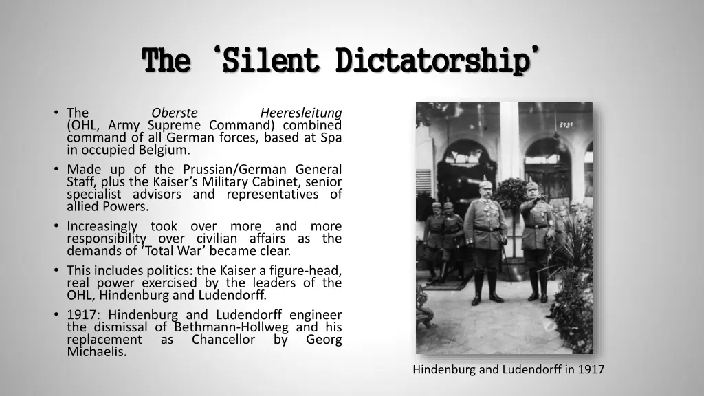 the silent the silent dictatorship dictatorship