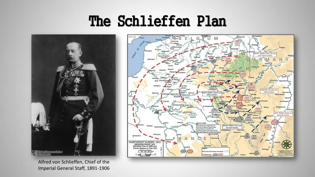 the the schlieffen schlieffen plan