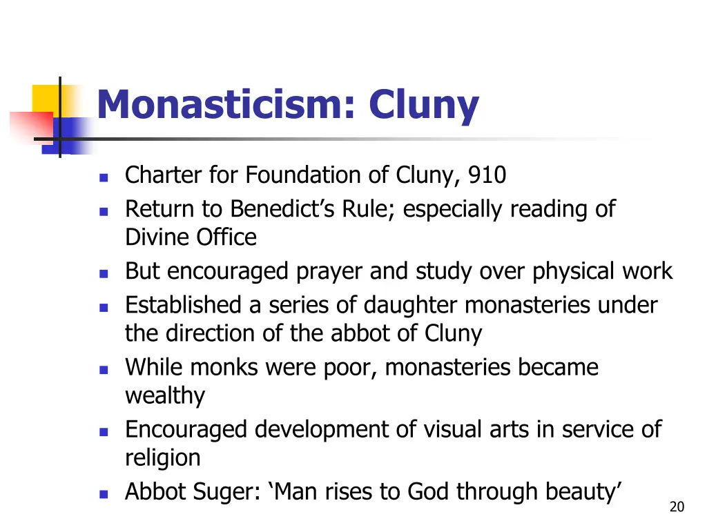 monasticism cluny