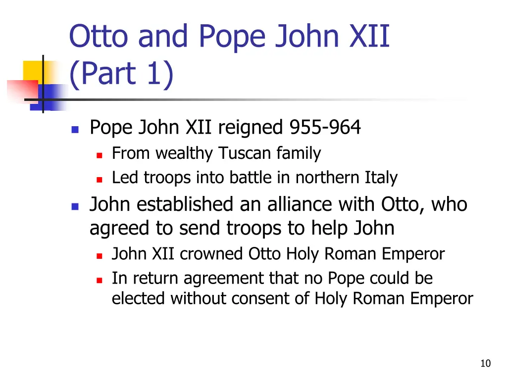 otto and pope john xii part 1