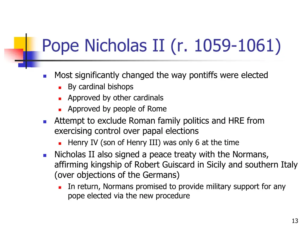 pope nicholas ii r 1059 1061