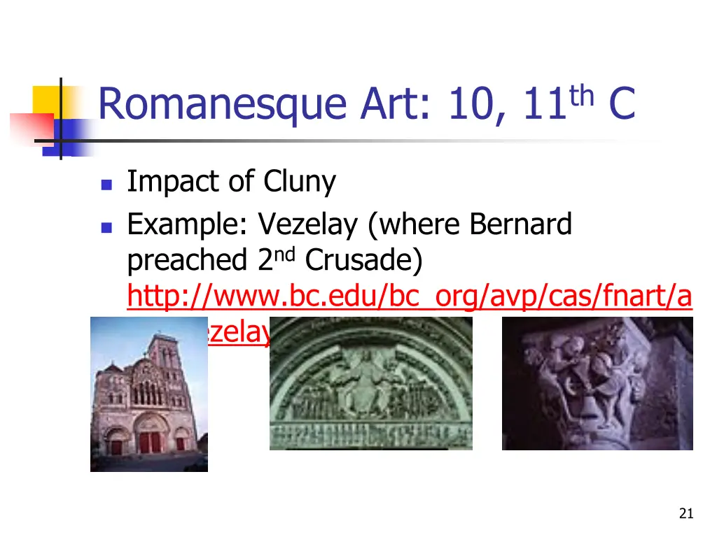 romanesque art 10 11 th c