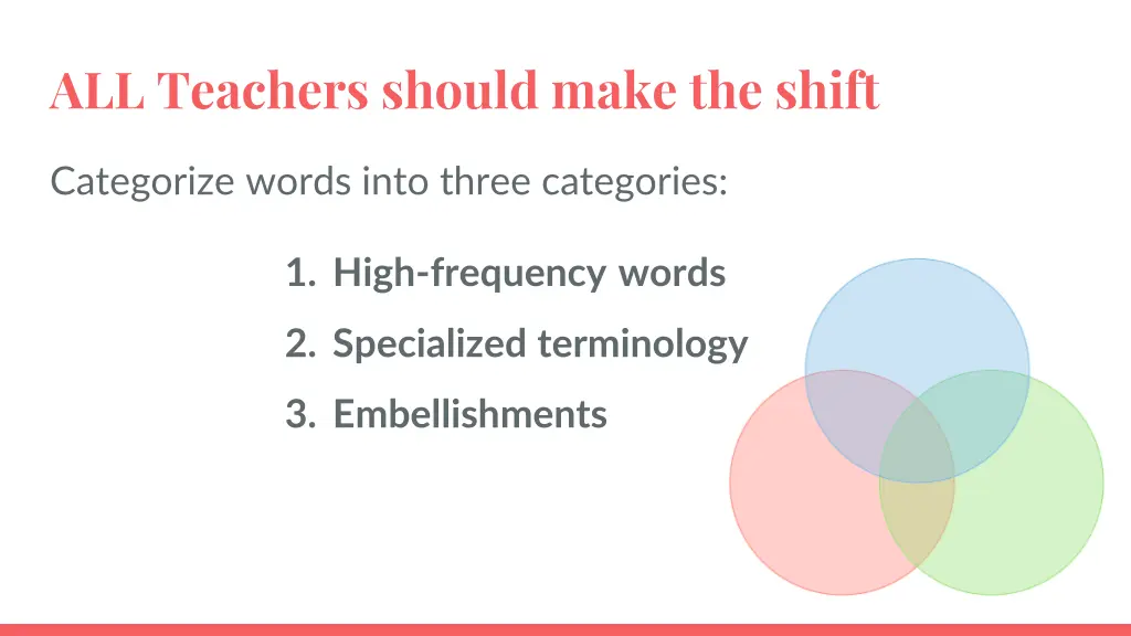 all teachers should make the shift