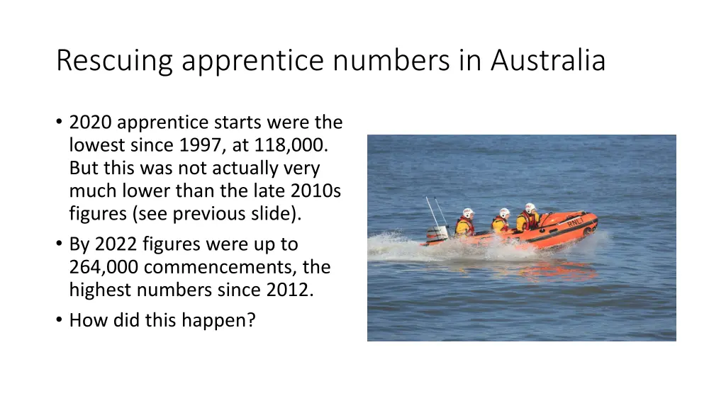 rescuing apprentice numbers in australia