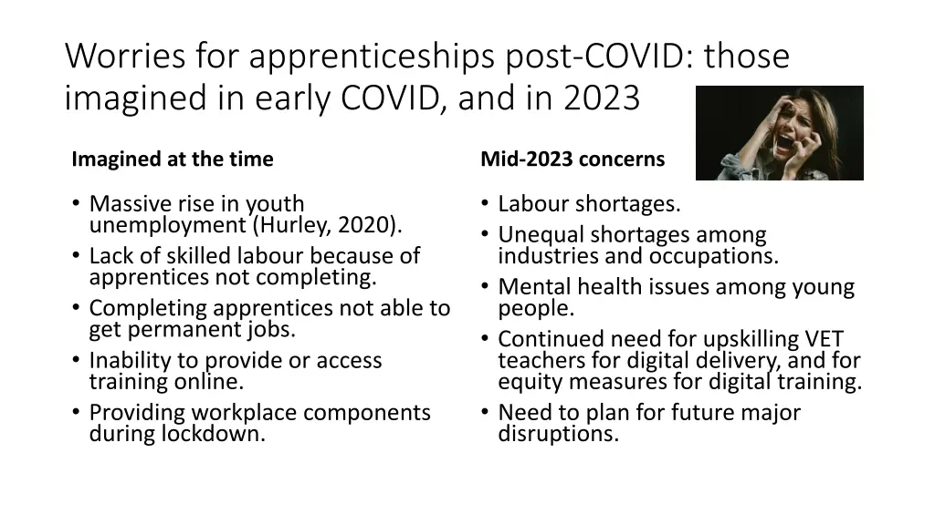 worries for apprenticeships post covid those