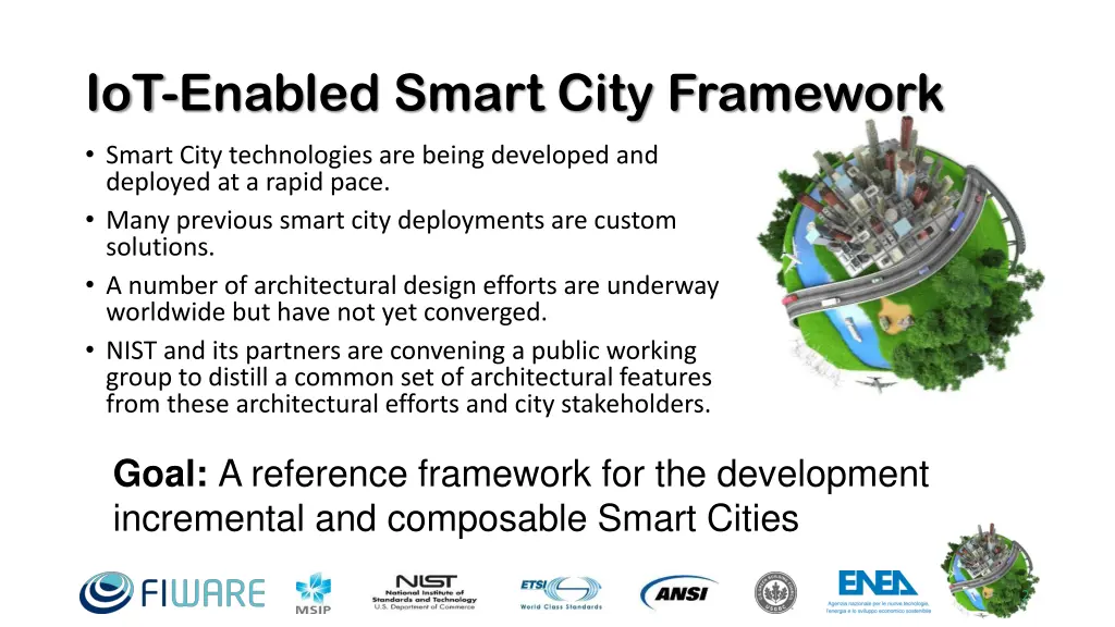 iot enabled smart city framework