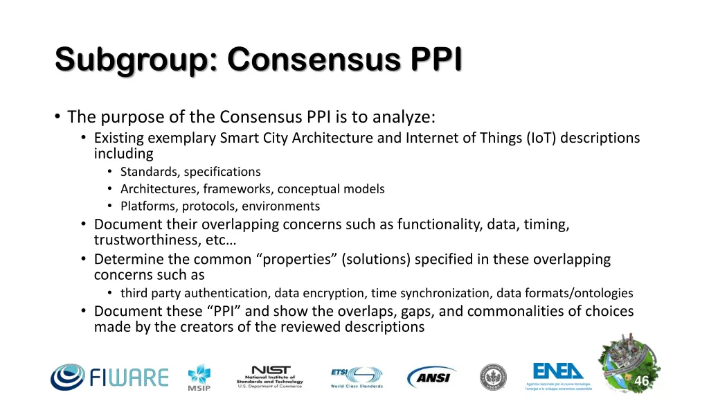 subgroup consensus ppi