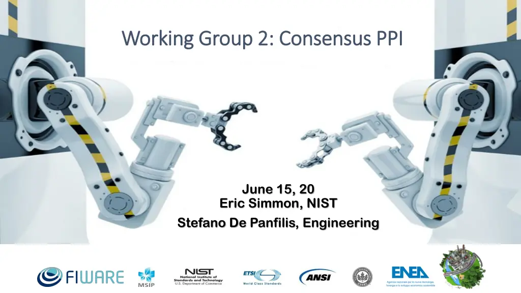 working group 2 consensus ppi working group