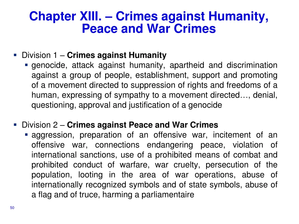 chapter xiii crimes against humanity peace 1