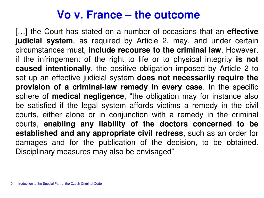 vo v france the outcome 1