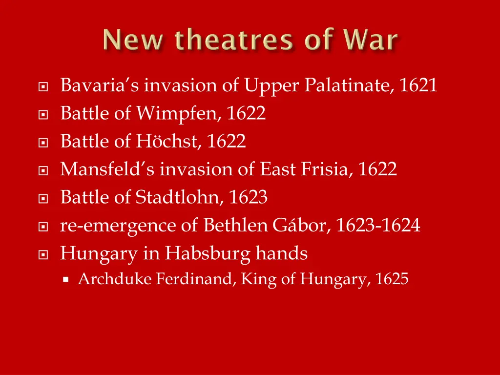 bavaria s invasion of upper palatinate 1621