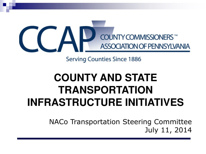 county and state transportation infrastructure