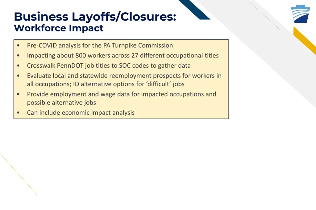 business layoffs closures workforce impact