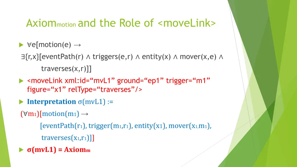 axiom motion and the role of movelink