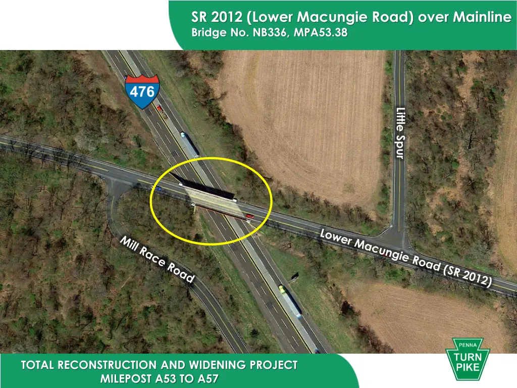 sr 2012 lower macungie road over mainline bridge