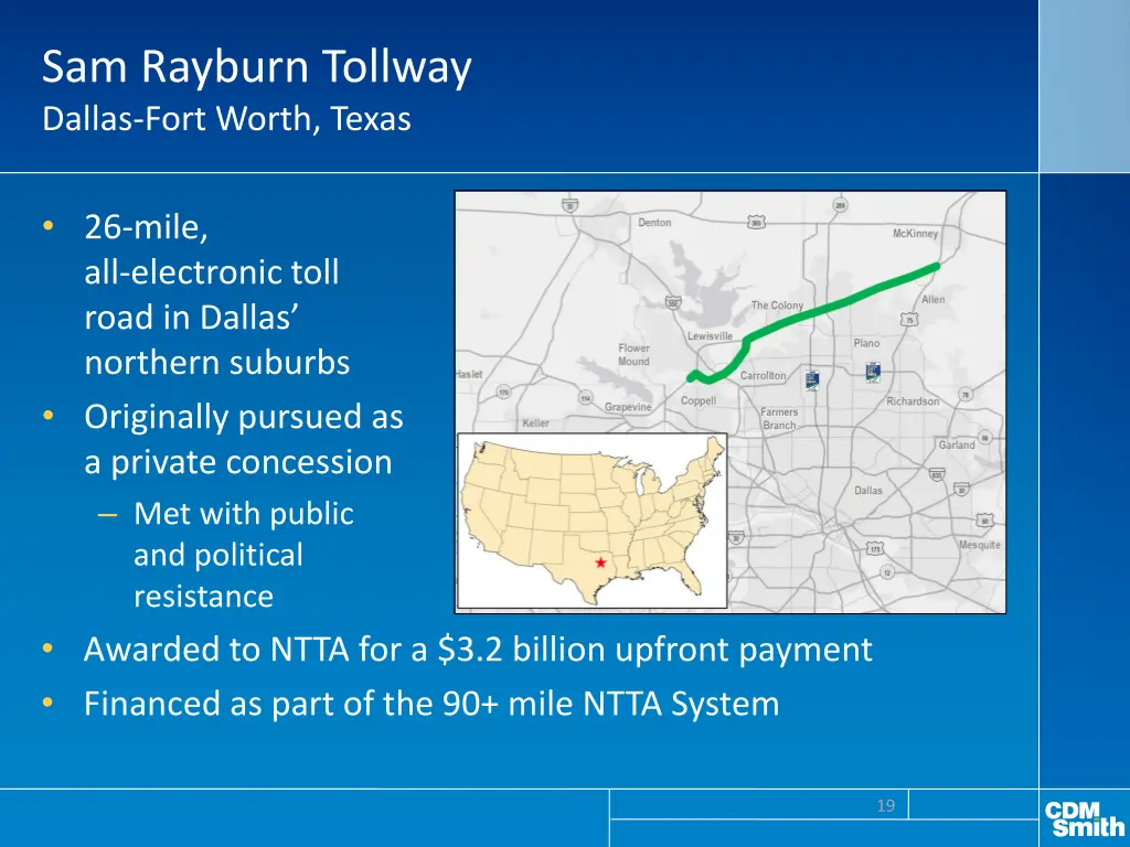 sam rayburn tollway dallas fort worth texas