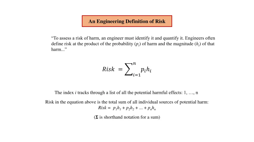 an engineering definition of risk 2