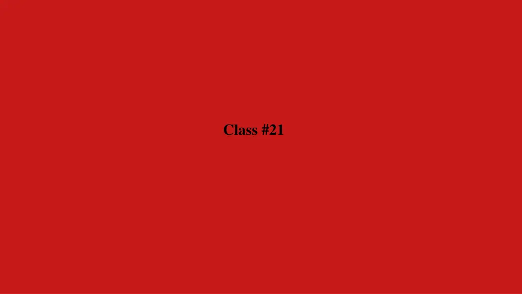 class 21