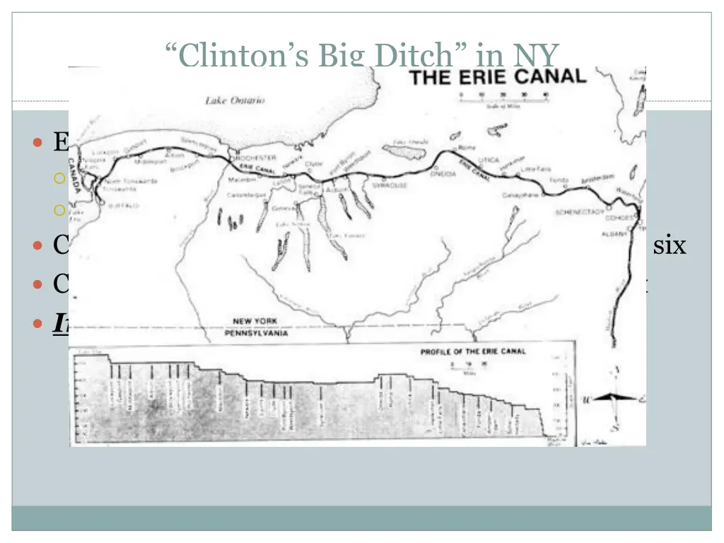 clinton s big ditch in ny