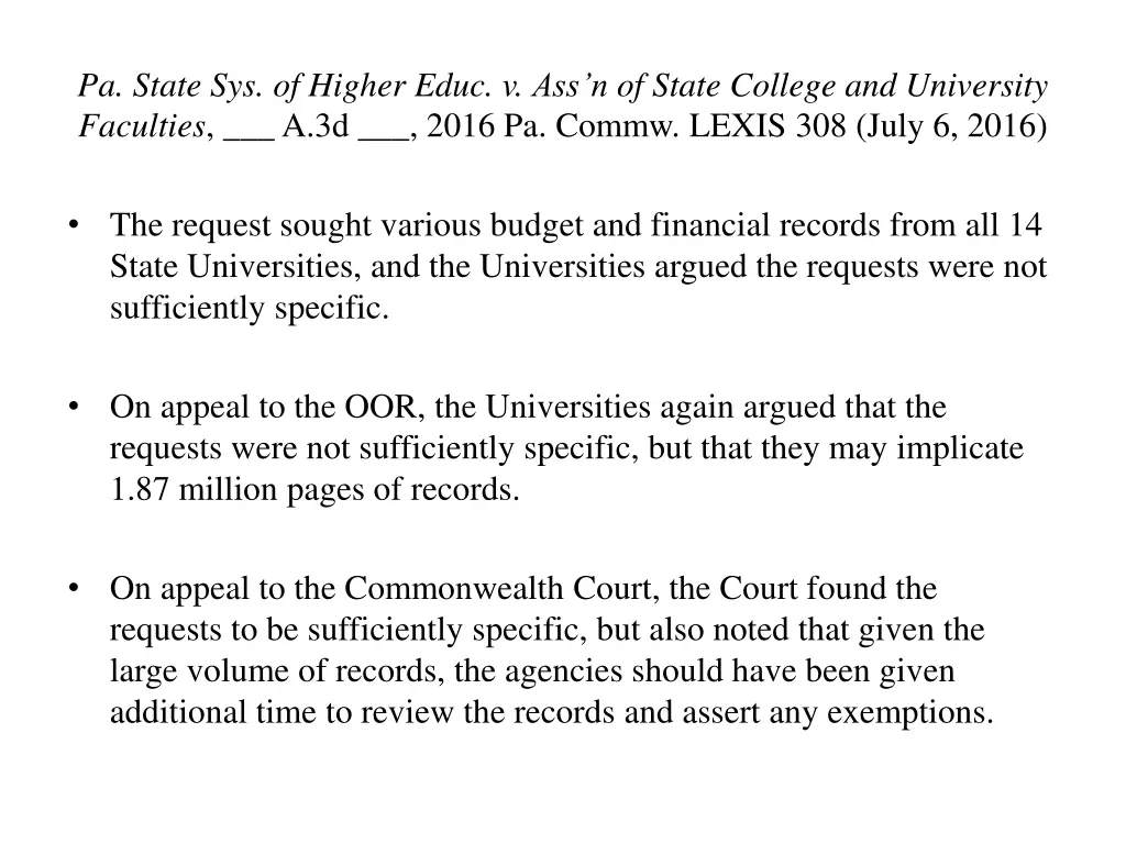 pa state sys of higher educ v ass n of state