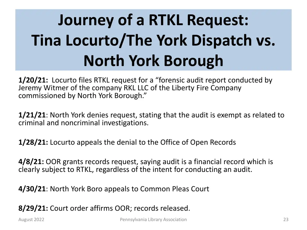 journey of a rtkl request tina locurto the york