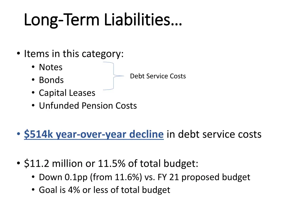 long long term liabilities term liabilities