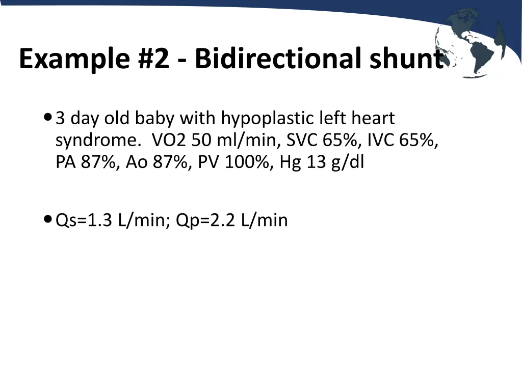 example 2 bidirectional shunt