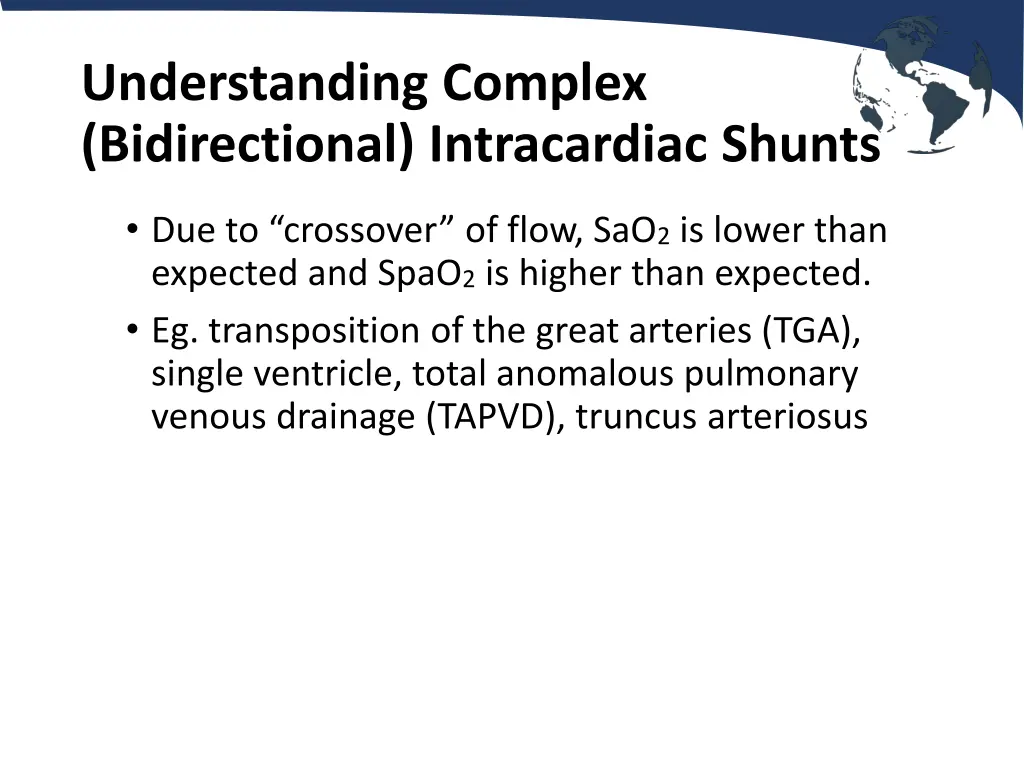 understanding complex bidirectional intracardiac